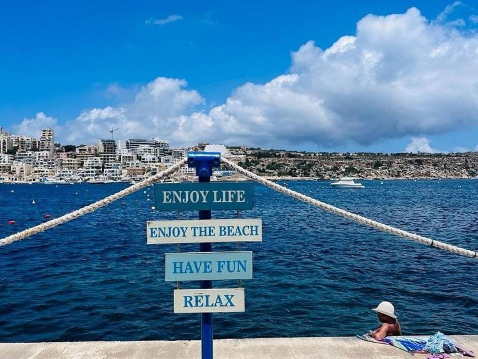 Sea View Apartment In St Paul'S Bay San Pawl il-Baħar Kültér fotó